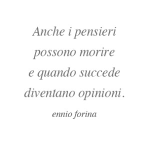 Anche i pensieri