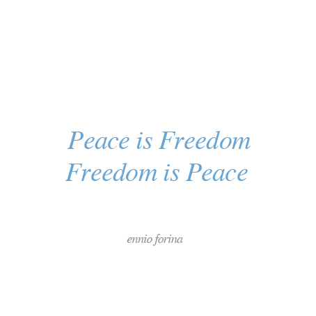 Peace and freedom