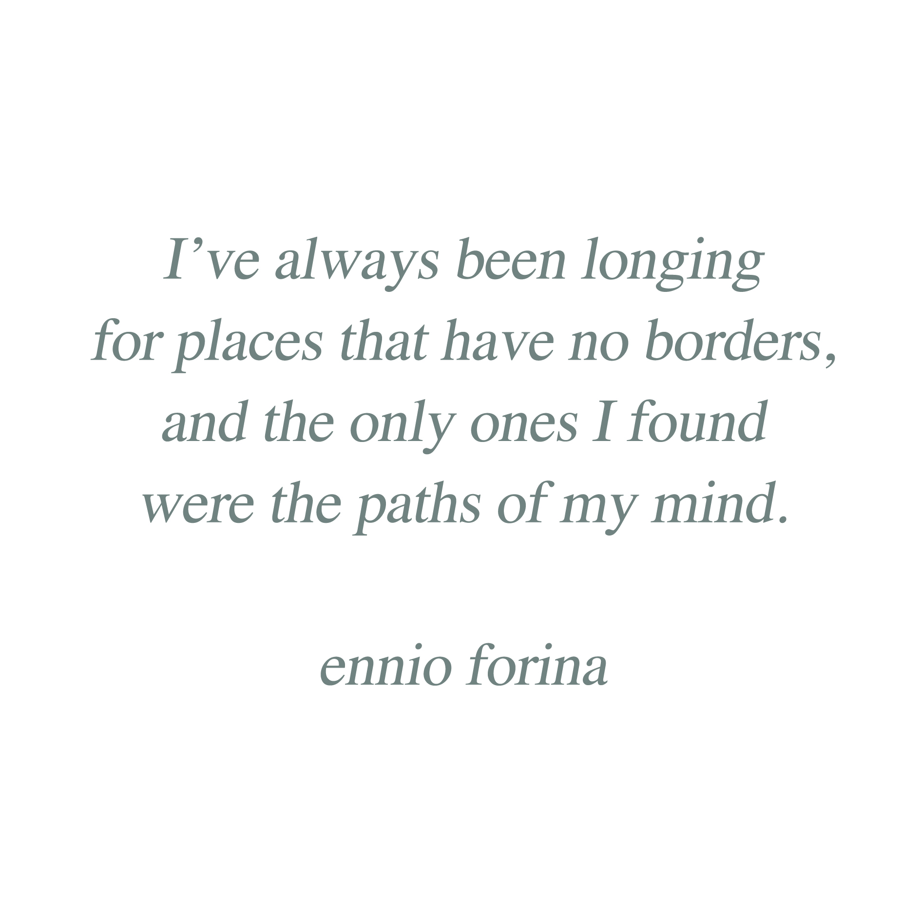 The paths of the Mind